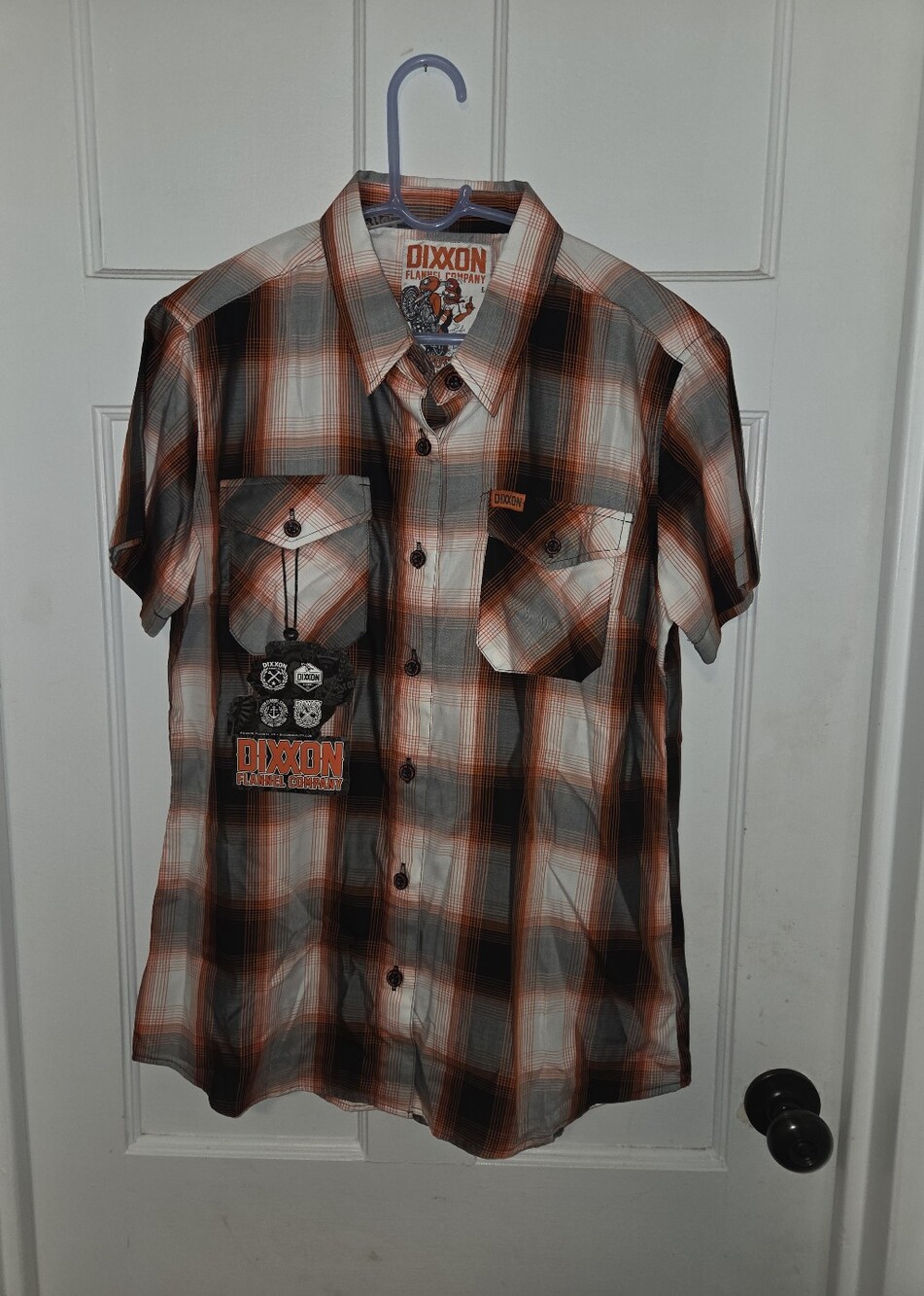 Dixxon Flannel Company "Throttle" Bamboo Short Sleeve Button-Up Shirt in a Women